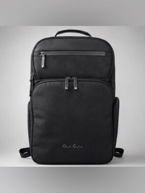 Robert Graham Everett Cache Series Black Tech Backpack Laptop Travel Bag NEW